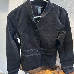 Willi Smith Black Velvet Jacket